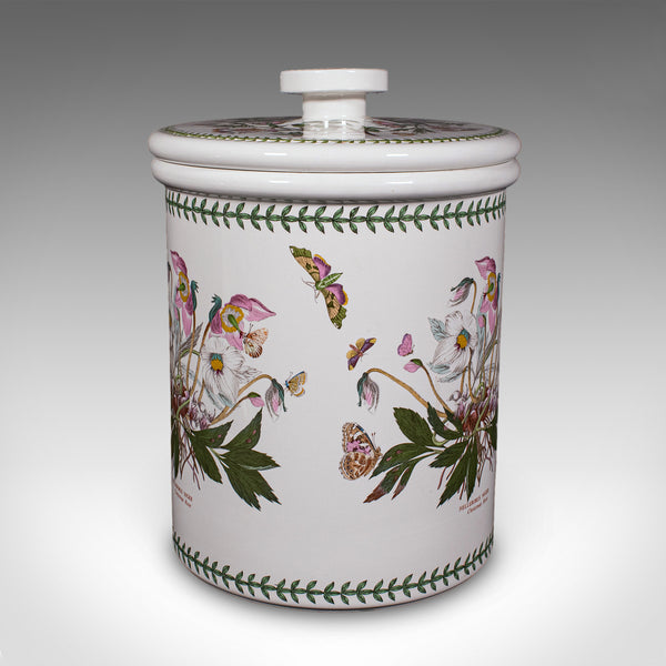 Vintage Bread Crock, English, Ceramic Kitchen Storage Jar, Flour, Biscuit Barrel