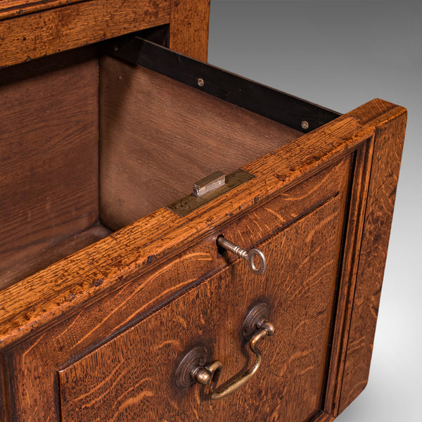 Large Vintage Country House Dresser Base, English, Oak, Georgian Revival, C.1980