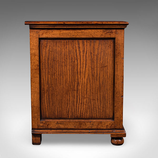 Large Vintage Country House Dresser Base, English, Oak, Georgian Revival, C.1980