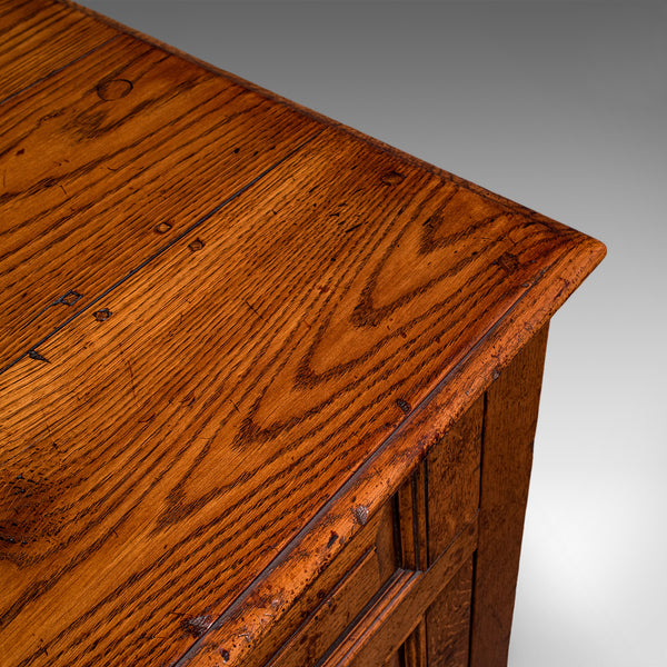 Large Vintage Country House Dresser Base, English, Oak, Georgian Revival, C.1980