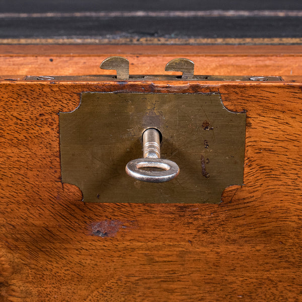 Antique Writing Slope, English, Walnut, Correspondence Box, Regency, Circa 1825