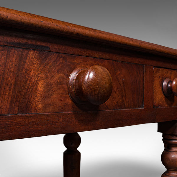 Small Antique Candlemaker's Table, English Scholar's Desk, Side, Lamp, Victorian