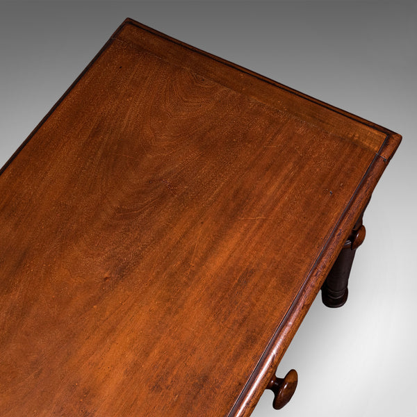 Small Antique Candlemaker's Table, English Scholar's Desk, Side, Lamp, Victorian