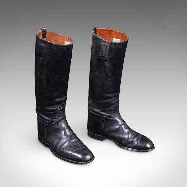 Antique Bootmaker's Last, English Leather, Beech Boots Stretcher, Maxwell London