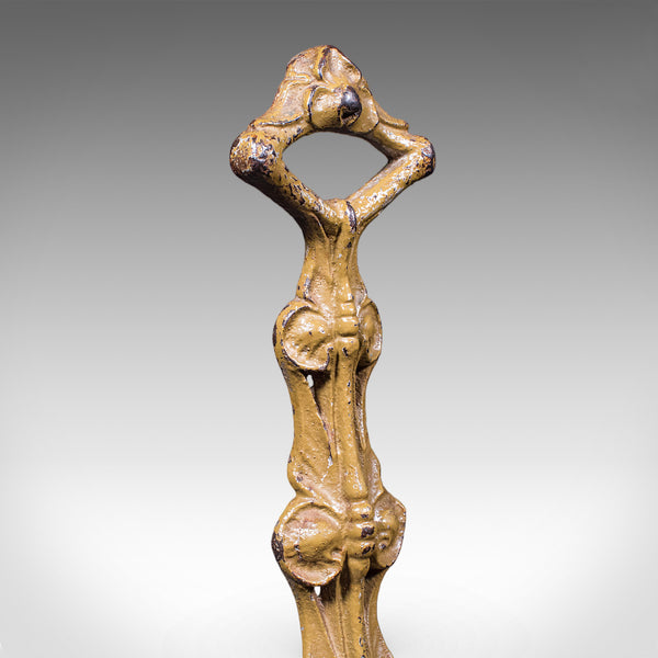 Antique Decorative Doorstop, French, Art Nouveau, Door Keeper, Victorian, C.1900
