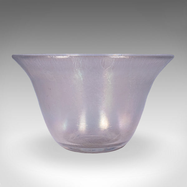 Vintage Lustre Fruit Bowl, Continental, Art Glass, Display Dish, Kitchen, Lounge