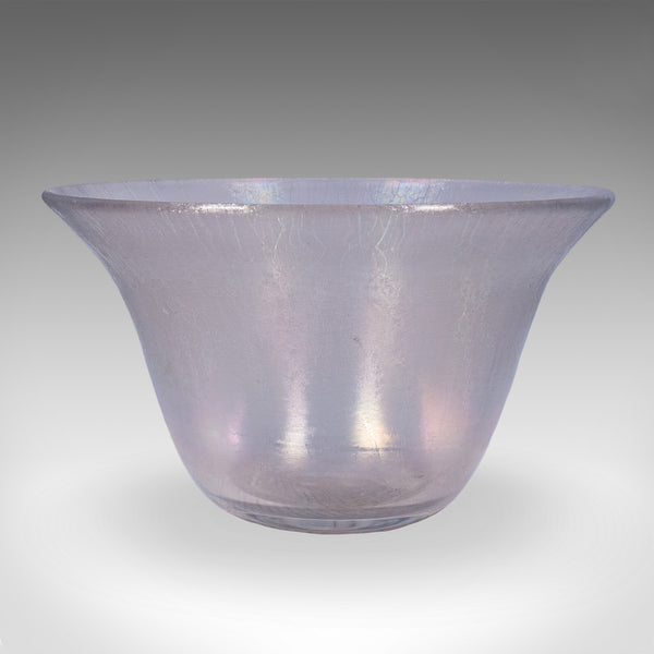 Vintage Lustre Fruit Bowl, Continental, Art Glass, Display Dish, Kitchen, Lounge