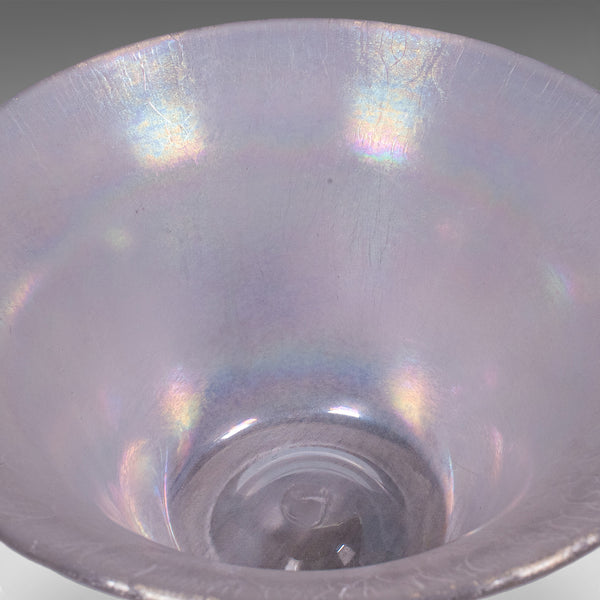 Vintage Lustre Fruit Bowl, Continental, Art Glass, Display Dish, Kitchen, Lounge