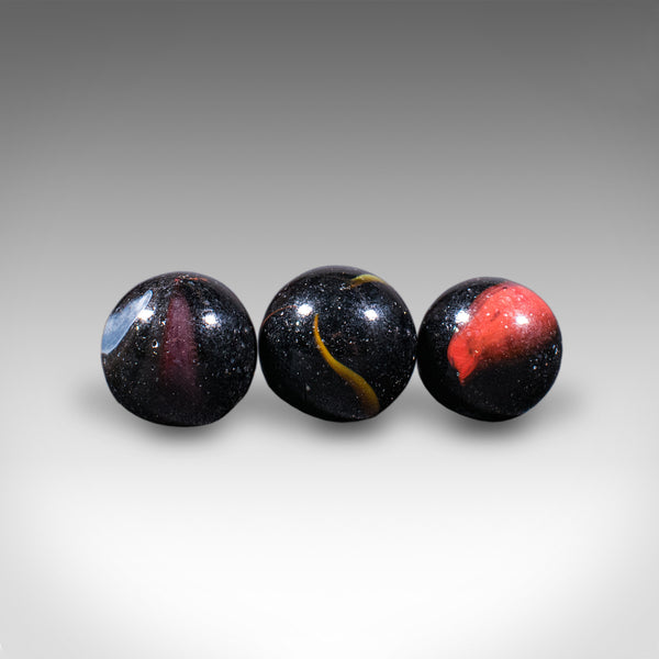 Vintage Solitaire Board, English Yew, Glass Marbles, Game Set, Mid Century, 1960