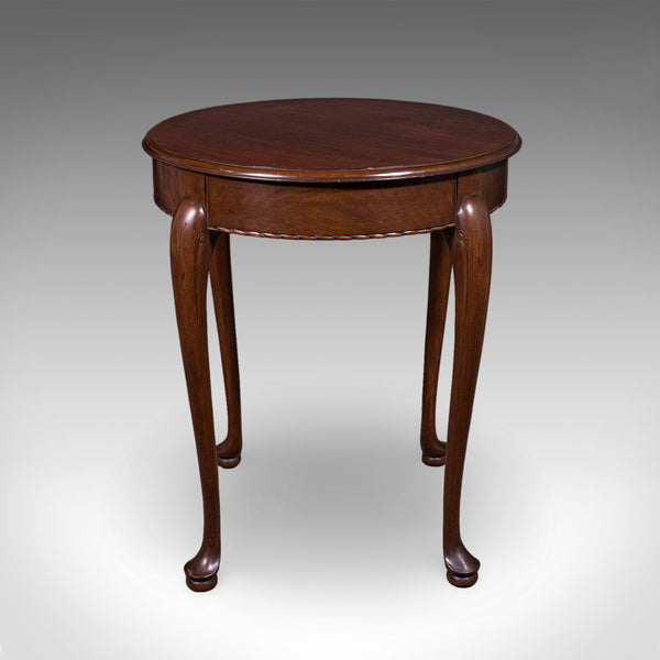 Antique Side Table, English, Occasional, Lamp, Wine, Waring & Gillow, Edwardian