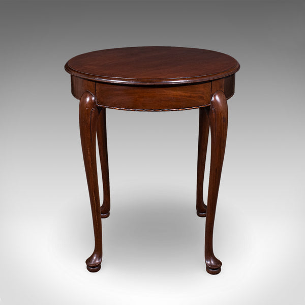 Antique Side Table, English, Occasional, Lamp, Wine, Waring & Gillow, Edwardian