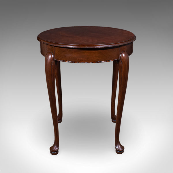 Antique Side Table, English, Occasional, Lamp, Wine, Waring & Gillow, Edwardian