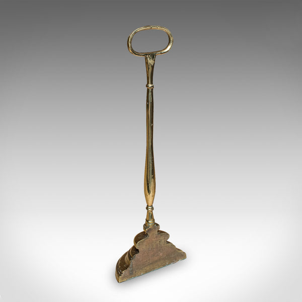 Rare Antique Trio of Door Butlers, English, Brass Doorstop, Edwardian, C.1910