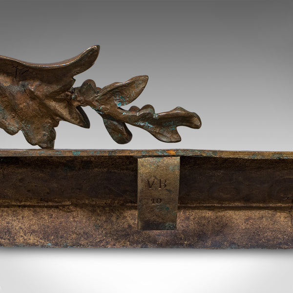 Antique Adjustable Fireplace Fender, English Brass, Fire Kerb, Victorian, C.1880