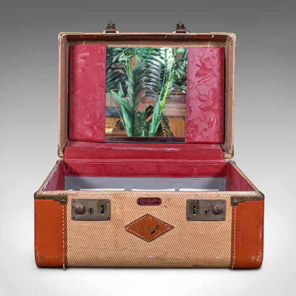Vintage Jet Age Vanity Case, American Personal Luxury Case, Revival, Mid Century