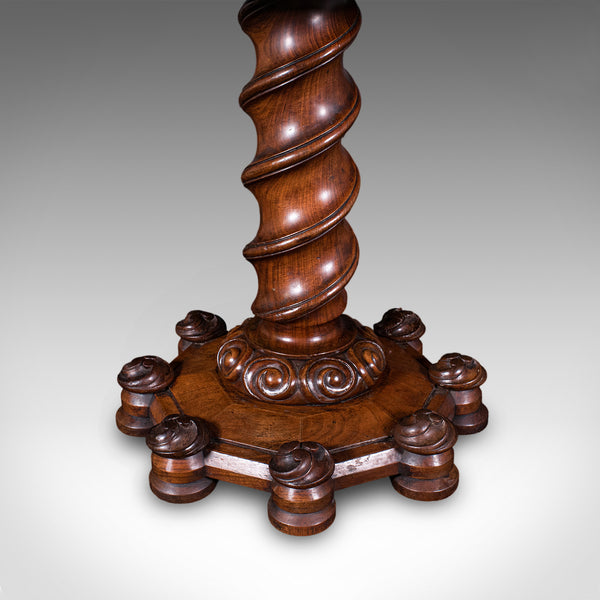 Antique Estate Chapel Organist's Stool, Scottish, Walnut Music Riser, William IV