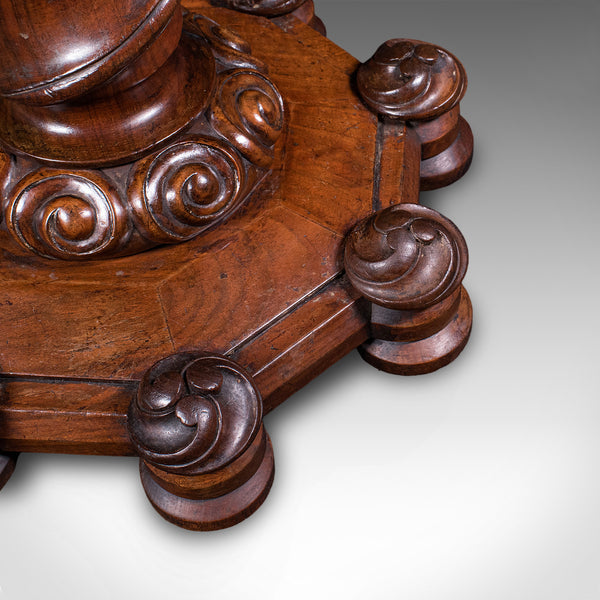 Antique Estate Chapel Organist's Stool, Scottish, Walnut Music Riser, William IV