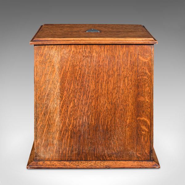 Antique Cambridge Doctor's Smoking Cabinet, English, Smoker's Case, Edwardian