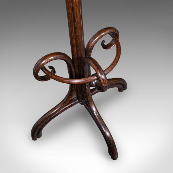 Antique Half Hall Stand, Austrian, Bentwood, Coat Tree, Rack, Thonet, Victorian