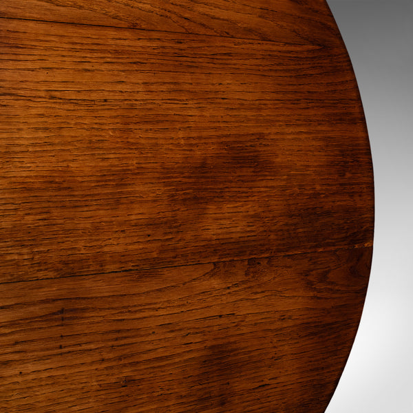 Antique Tripod Table, English, Oak, Beech, Tilt Top, Occasional, Side, Georgian
