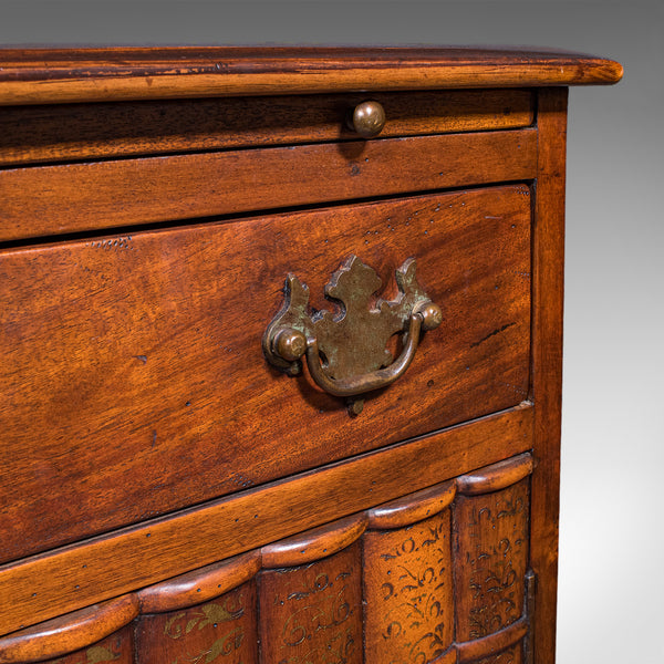 Vintage Bachelor's Writing Cabinet, English, Library Cupboard, Regency Revival