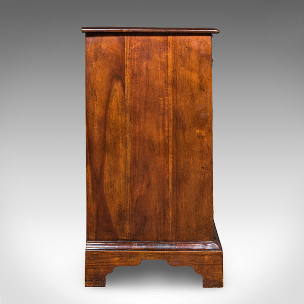 Vintage Bachelor's Writing Cabinet, English, Library Cupboard, Regency Revival