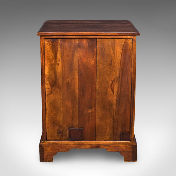 Vintage Bachelor's Writing Cabinet, English, Library Cupboard, Regency Revival