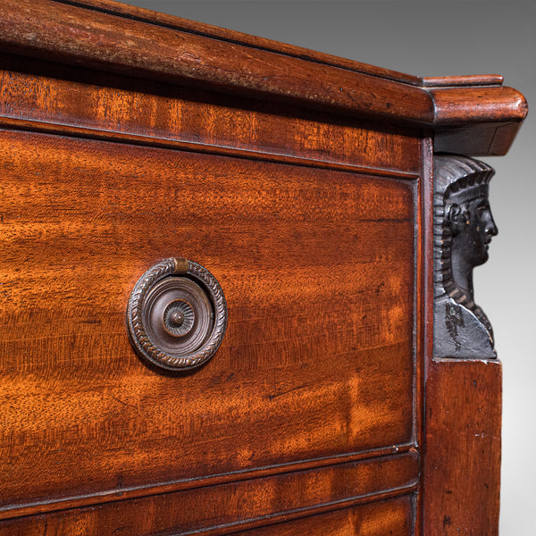 Antique Cocktail Cabinet, English, Egyptian Taste, Great Exhibition, Victorian