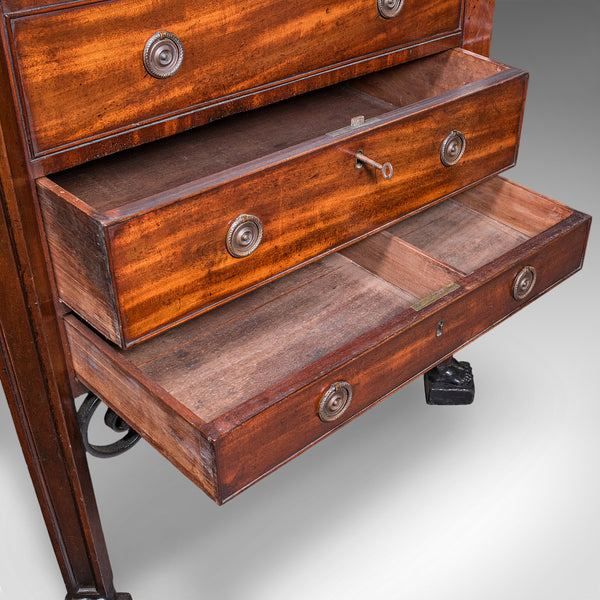Antique Cocktail Cabinet, English, Egyptian Taste, Great Exhibition, Victorian