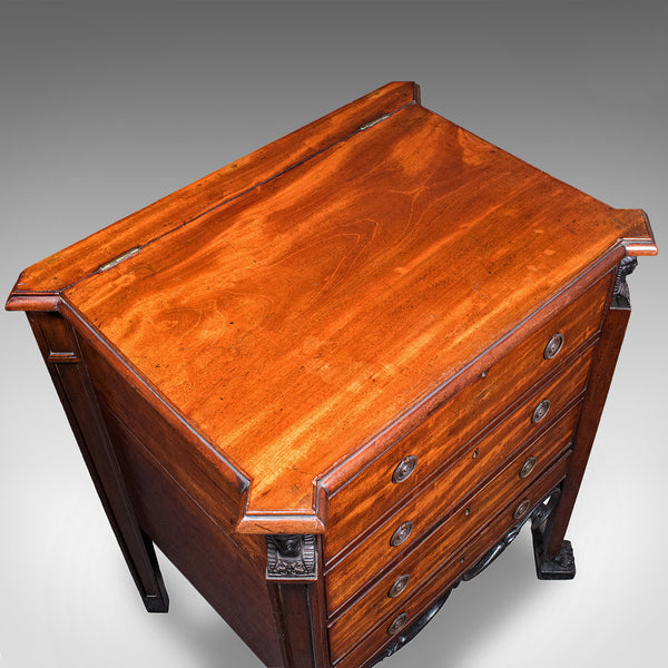 Antique Cocktail Cabinet, English, Egyptian Taste, Great Exhibition, Victorian