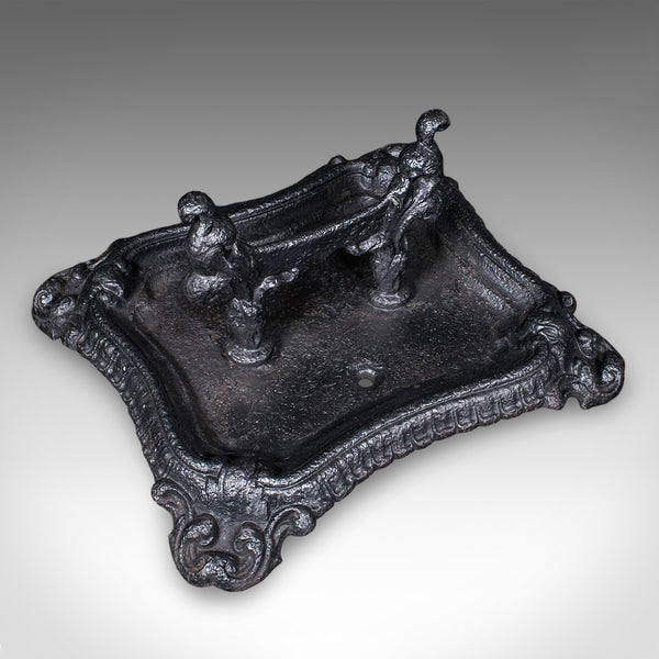 Antique Townhouse Boot Cleaner, English, Great Exhibition, Shoe Pull, Victorian