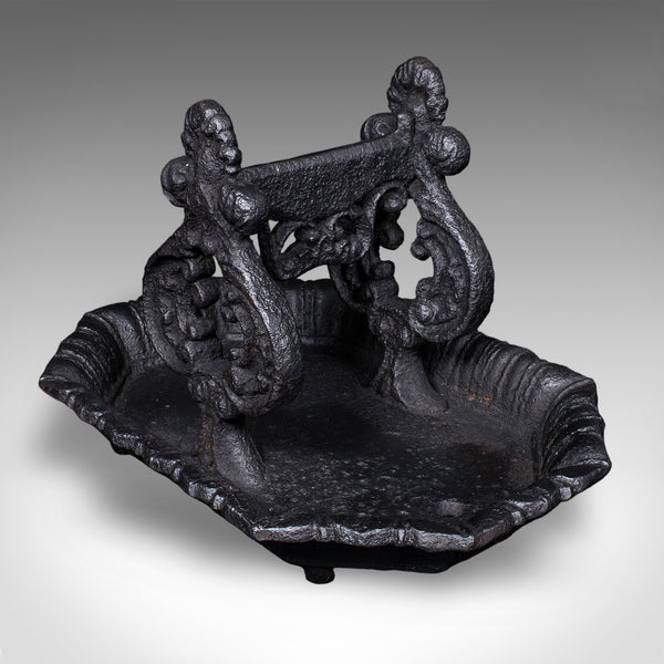 Antique Townhouse Boot Scraper, English, Shoe Pull, Cleaner, Georgian, C.1800
