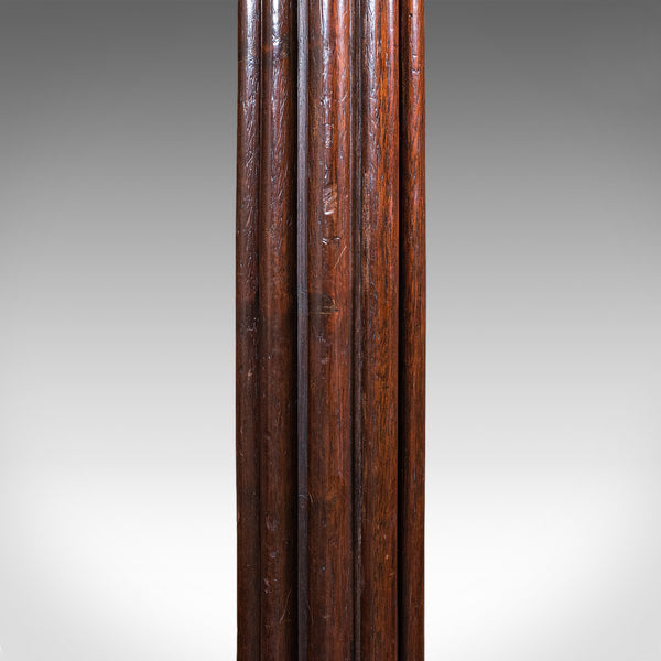 Antique Standard Lamp, English, Floor Light, William IV Revival, Victorian, 1890