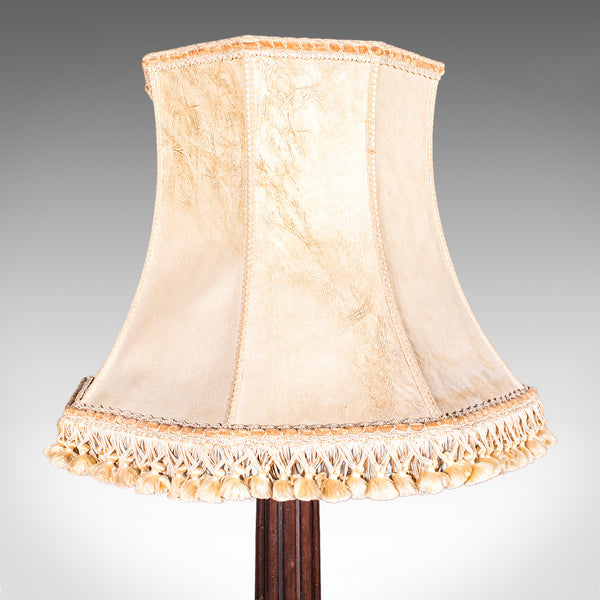 Antique Standard Lamp, English, Floor Light, William IV Revival, Victorian, 1890