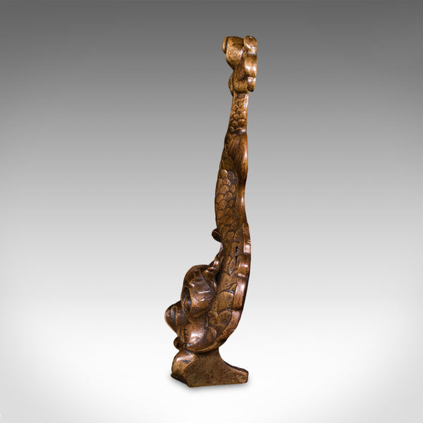 Antique Mythical Dolphin Doorstop, English, Bronze Door Keeper, Regency, C.1820