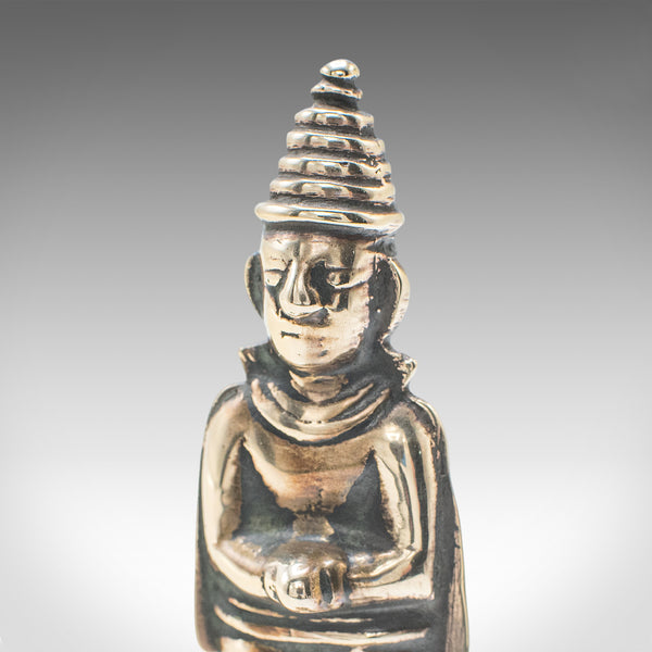 Antique Maid's Calling Bell, Indian, Bronze, Hanuman Deity, Ghanta, Victorian