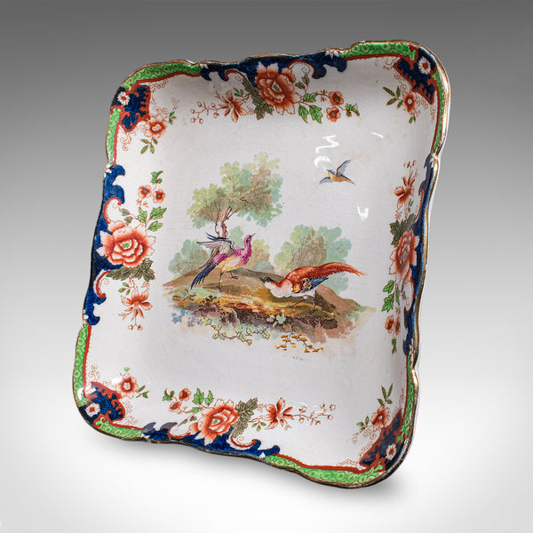 Antique Display Plate, English, Ceramic, Afternoon Tea Cake Platter, Edwardian