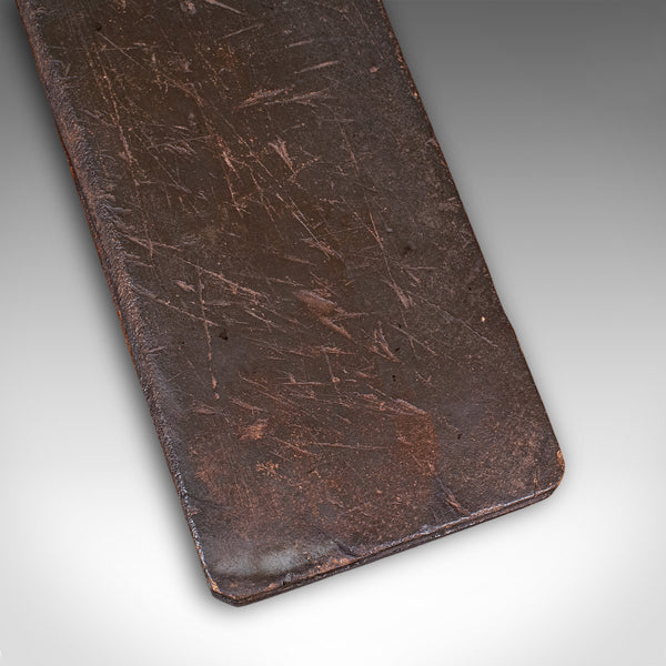 Antique Chef's Knife Board, Scottish, Leather, Sharpener, Kitchen, Victorian