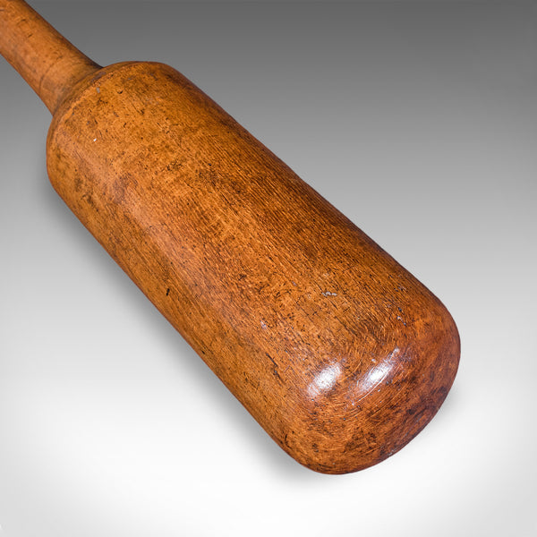 Antique Steak Tenderiser, English, Beech, Treen, Kitchen Mallet, High Victorian
