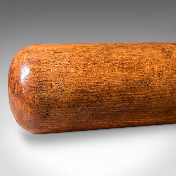 Antique Steak Tenderiser, English, Beech, Treen, Kitchen Mallet, High Victorian