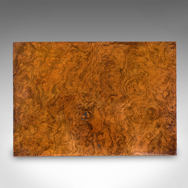 Antique Keepsake Case, English, Burr Walnut, Jewellery, Organiser Box, Victorian