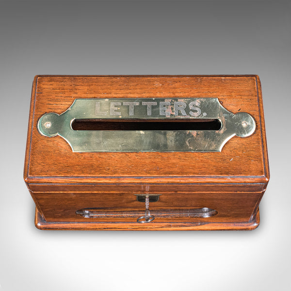 Antique Country House Hotel Key Box, English, Oak, Letter Case, Victorian, 1900