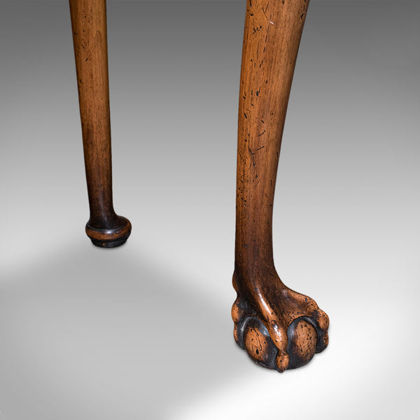 Antique Fold Over Bridge Table, English, Walnut, Game, Card, Georgian, C.1780