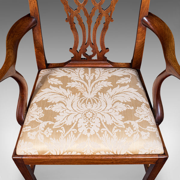 Antique Gentleman's Elbow Chair, English, Morning Room Seat, Georgian, C.1800