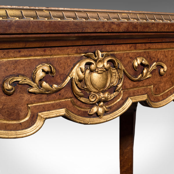 Antique Jardiniere Table, French, Walnut, Planter Stand, Decanter Caddy, Regency