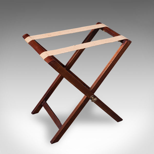 Antique Butler's Tray Table, English, Drop-flap Serving Stand, Edwardian, C.1910