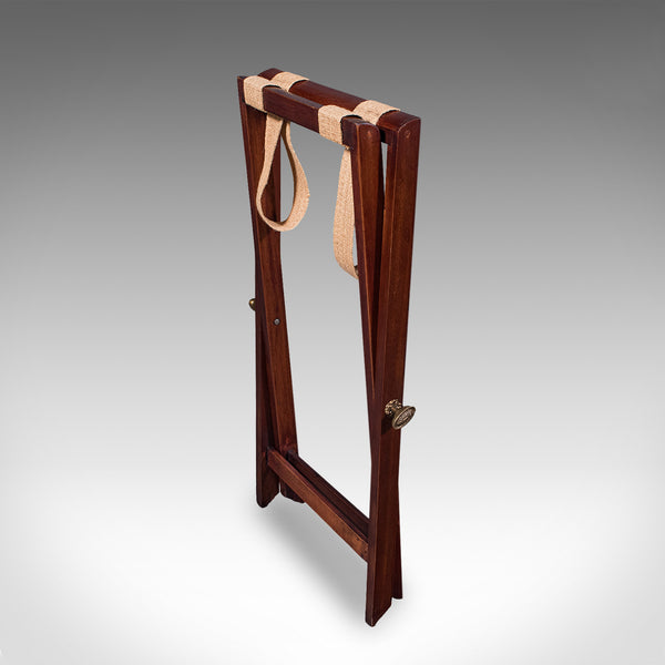 Antique Butler's Tray Table, English, Drop-flap Serving Stand, Edwardian, C.1910