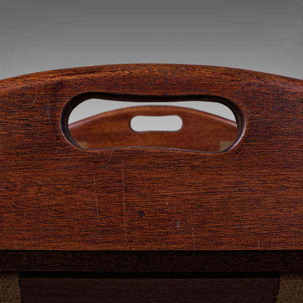 Antique Butler's Tray Table, English, Drop-flap Serving Stand, Edwardian, C.1910