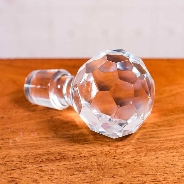 Vintage Full Bodied Wine Decanter, English, Cut Glass, Hallmarked Silver, Rioja