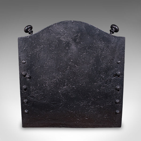 Small Antique Fire Grate, English, Cast Iron, Free Standing Fireplace, Victorian